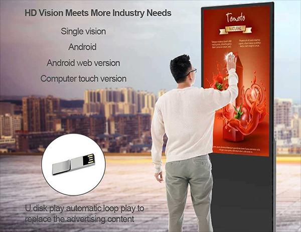 Analysis on the Application Advantage of lcd advertising machine in Film Industry