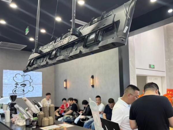 Three performance analysis of touch query integrated machine display screen (B)