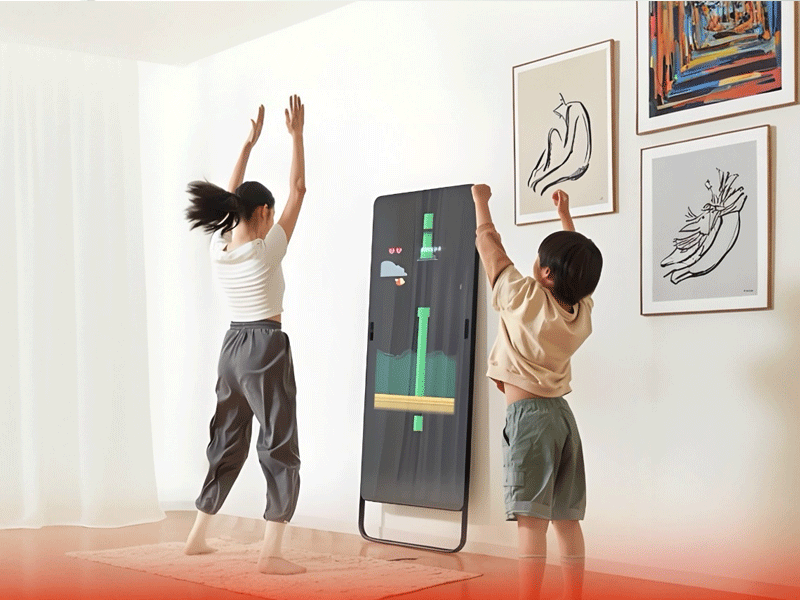 Home intelligente persönliche Übung Tracking Fitnessstudio Fitness Spiegel inter