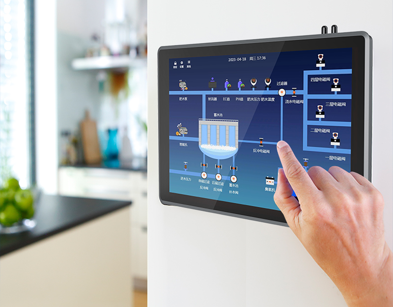 Hindi tinatagusan ng tubig custom na pang-industriya lcd display IP65 10.1 12 15