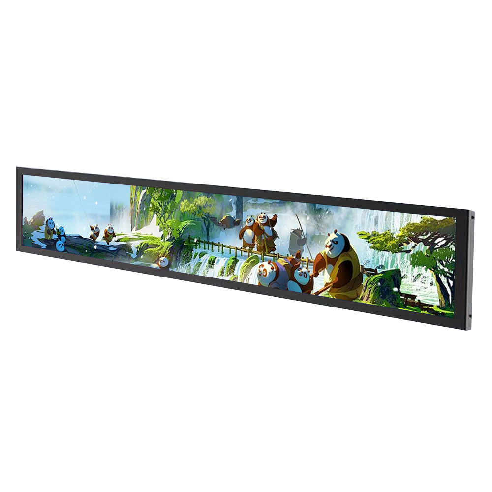 Chất lượng quảng cáo nhỏ điện căng thanh lcd dải màn hình thanh hiển thị