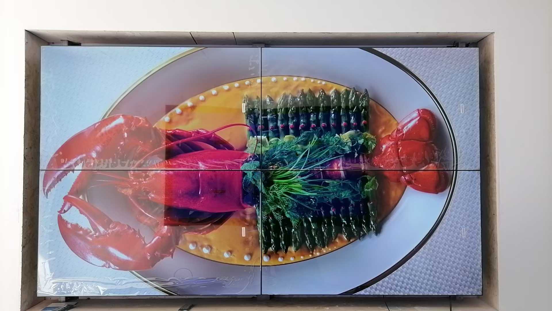 Hot products factory price discount advertising display video splicing screen lc