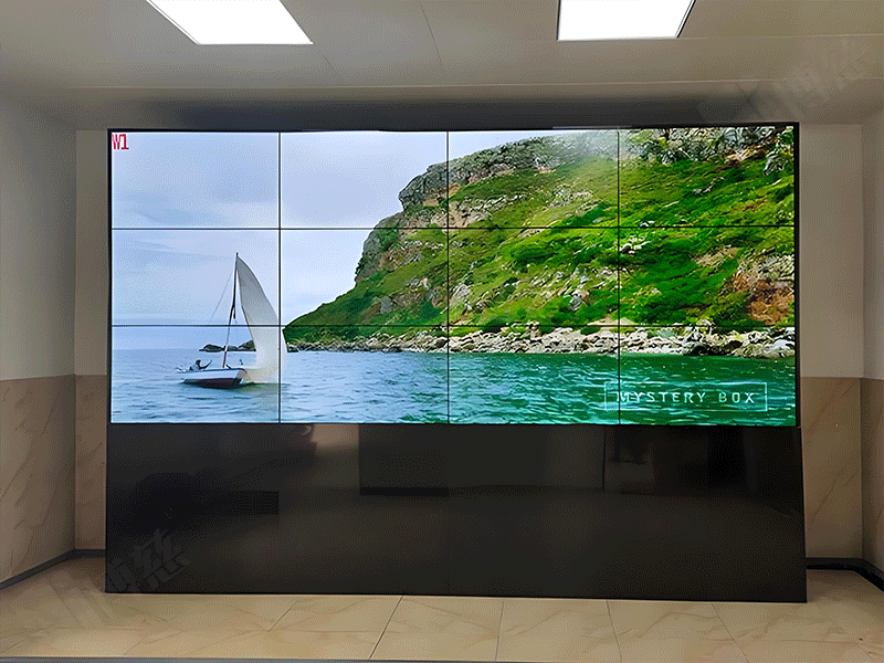 46-Inch Ultra-narrow bezel indoor advertising LCD video wall player animation gr