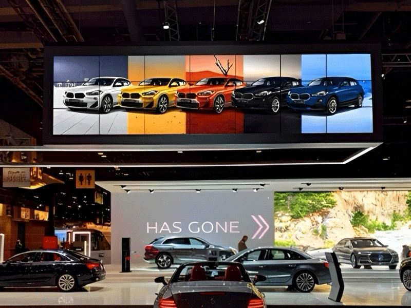 4K 55 Inch 2x2 3x3 controller indoor digital signage display video wall mount ad