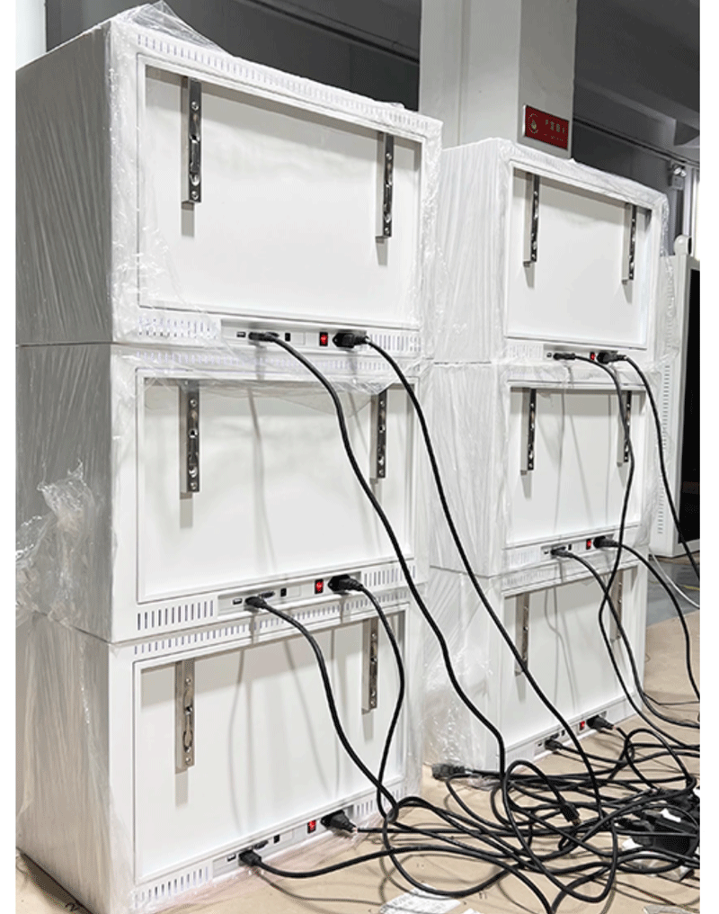 98 Inch Transparent Display Cabinet Screen Mchine