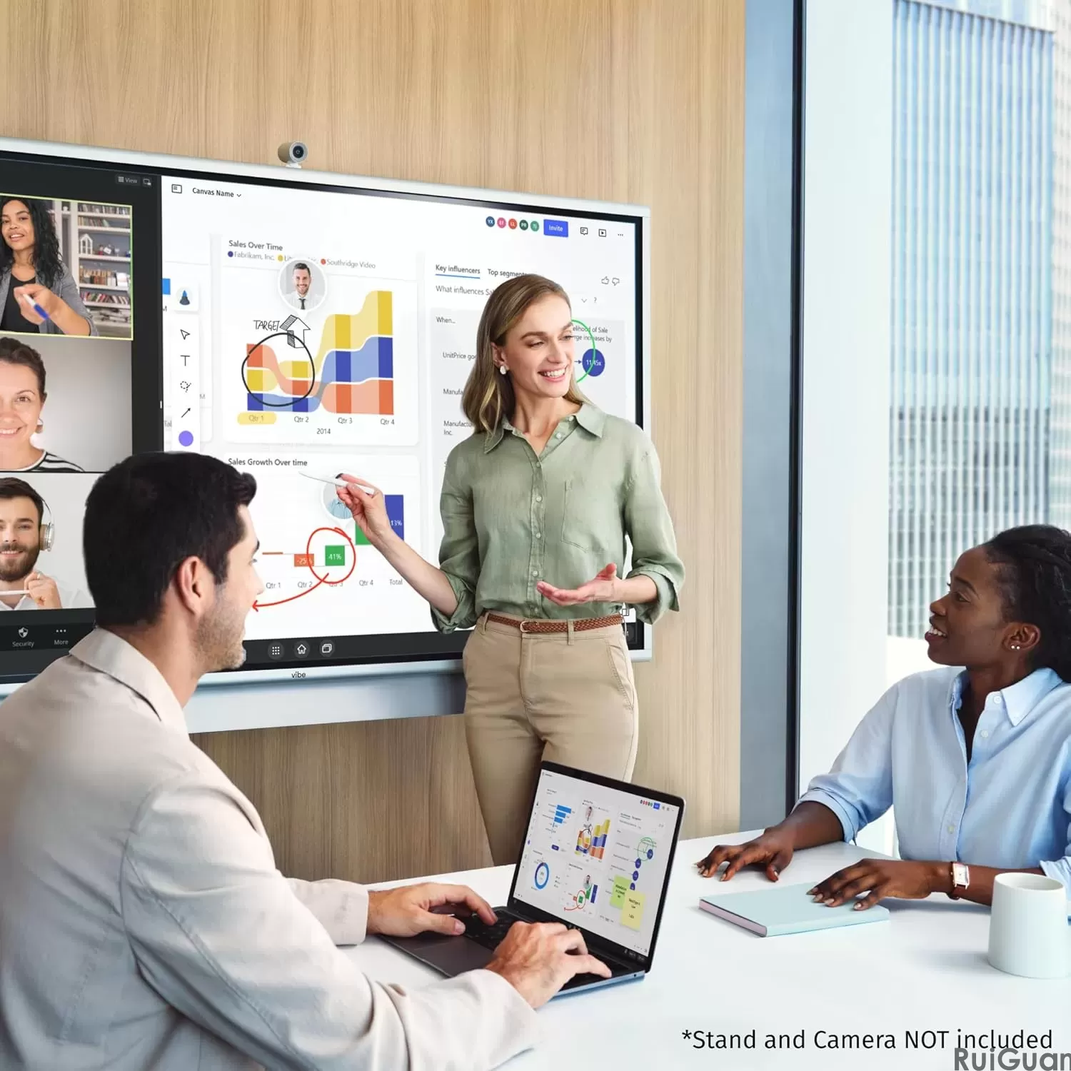 65-Inch Infrared Touch Conference Display Machine– Ultimate Collaboration Soluti