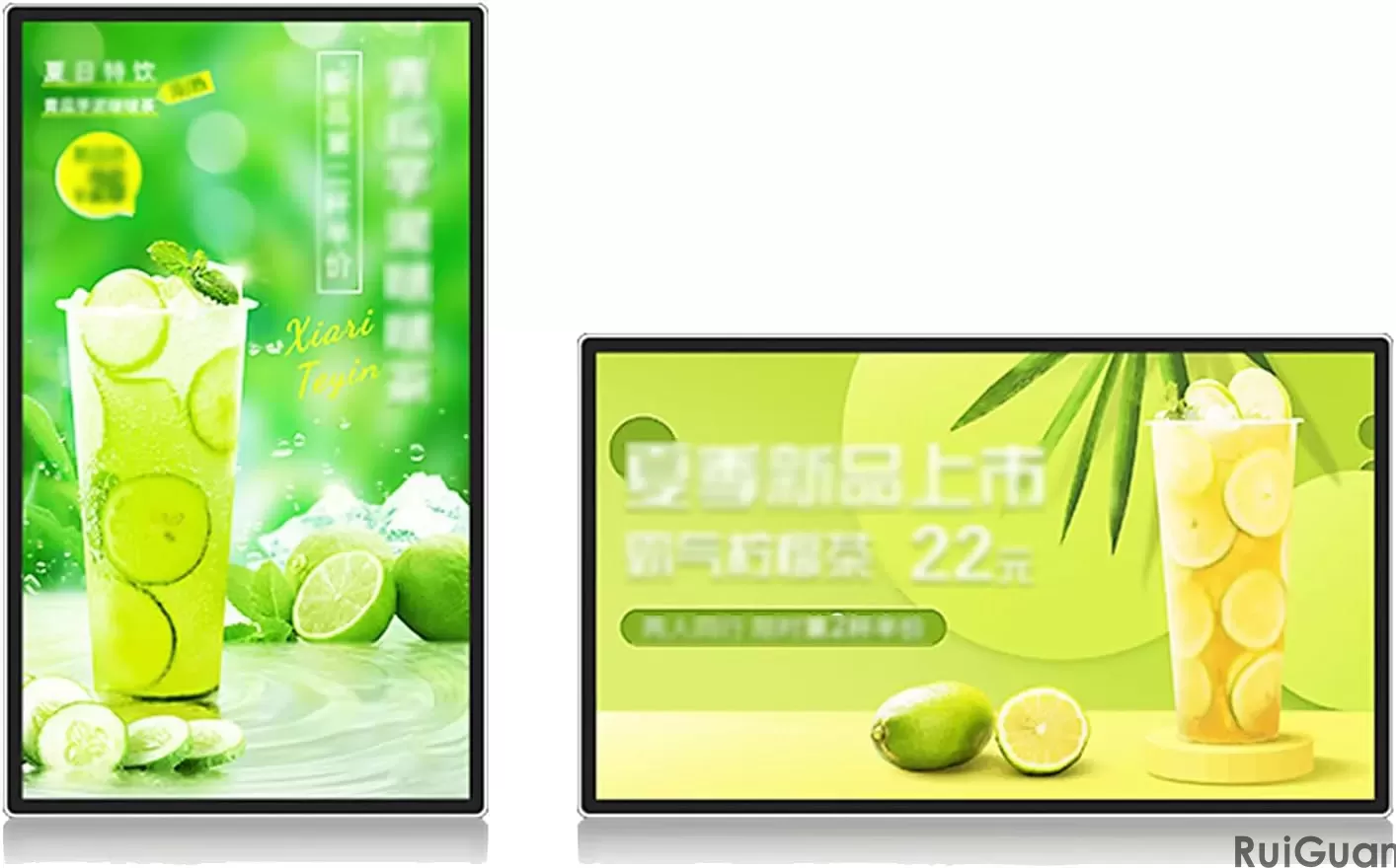 شاشة حائط لافتات رقمية فائقة النحافة مقاس 55 بوصة - إعادة تعريف الإعلانات الذكية