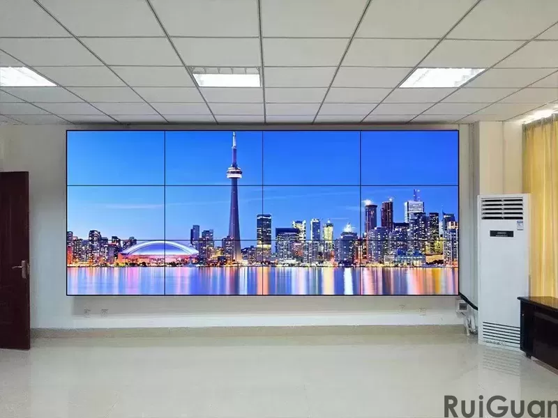 Ultra narrow bezel Hd video wall 4k Lcd panel digital advertising signage machin