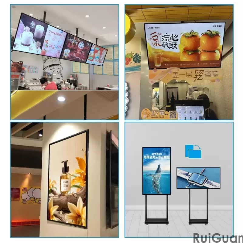 Diversified application scenarios of advertising machine display screens (A)