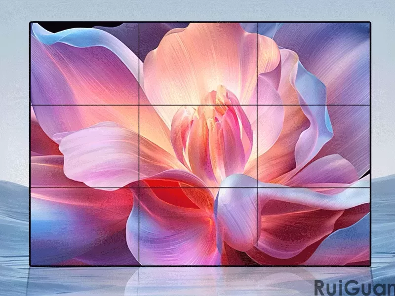 Importance and effect analysis of LCD splicing screen in commercial display (A)